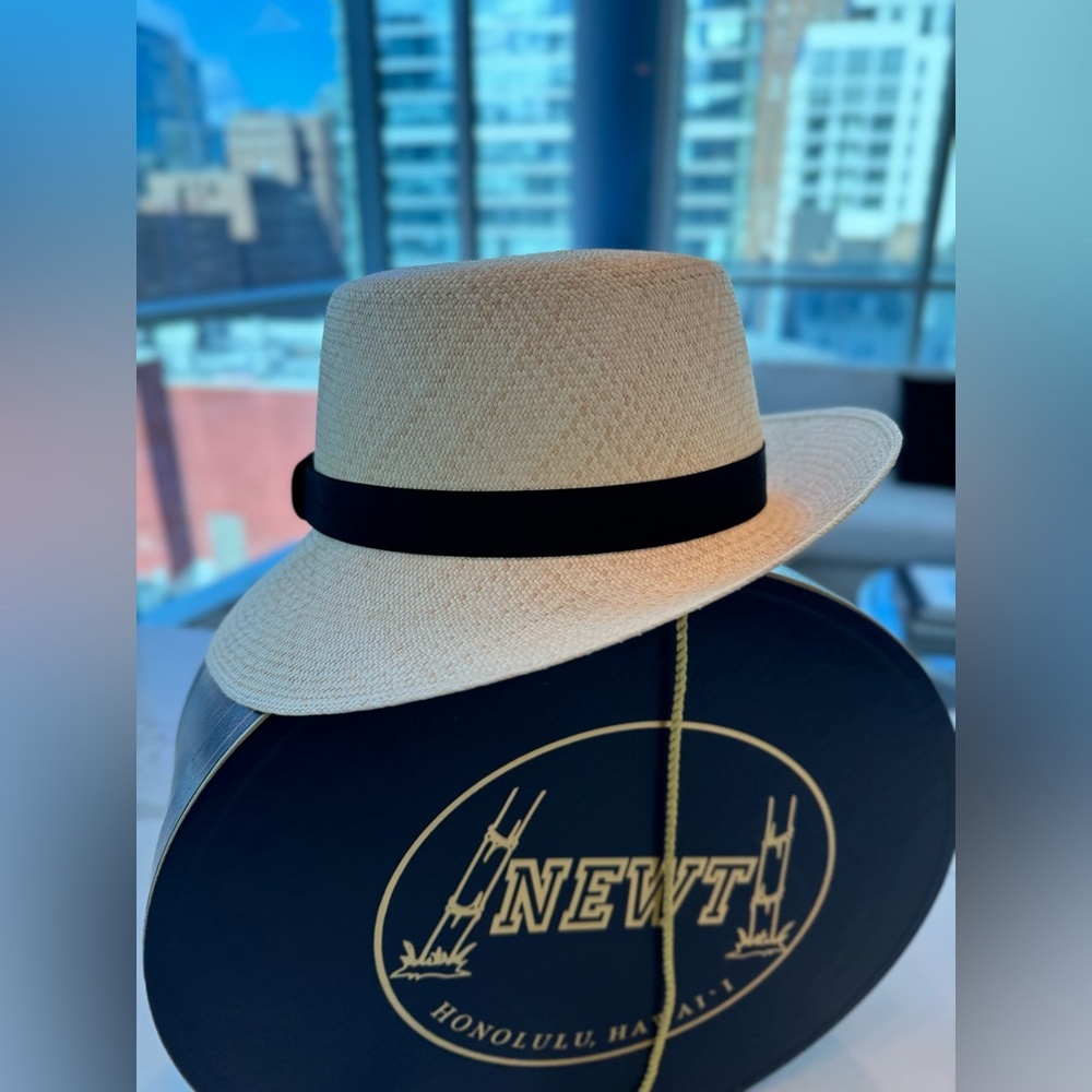 The "Newt" Nina Falana French Press Hat /100% Authentic! Unisex Sz: S/M - Picture 3 of 14